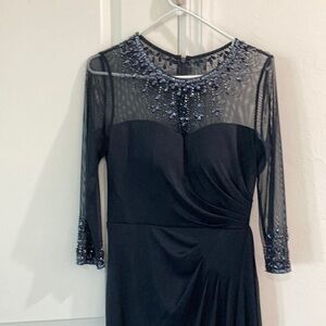 Alex evening. Size 6 navy blue beautiful.